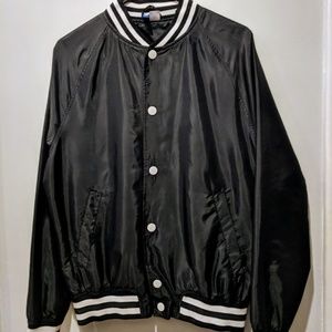 black baseball jacket